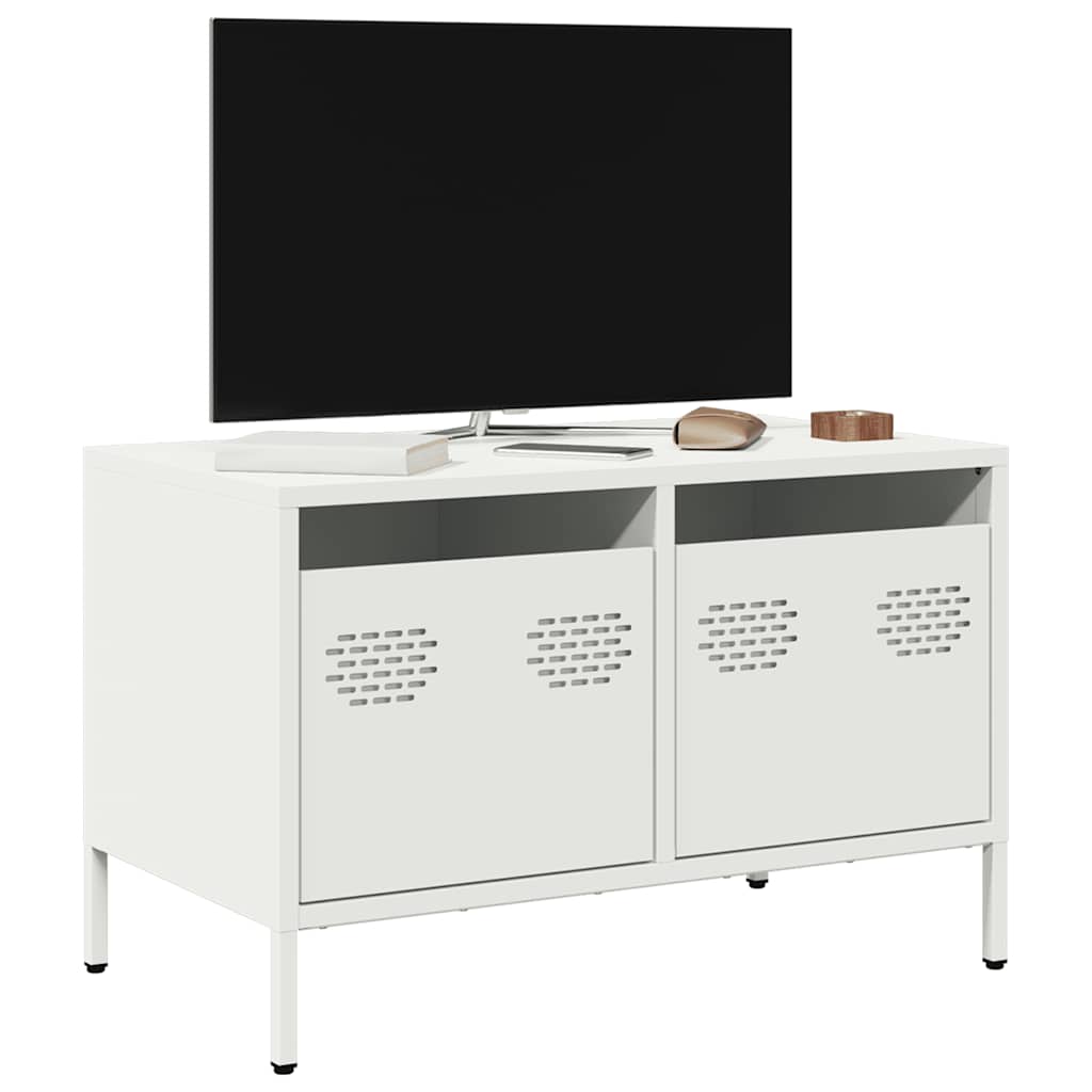 vidaXL TV Cabinet White 68x39x43,5 cm Cold-rolled Steel