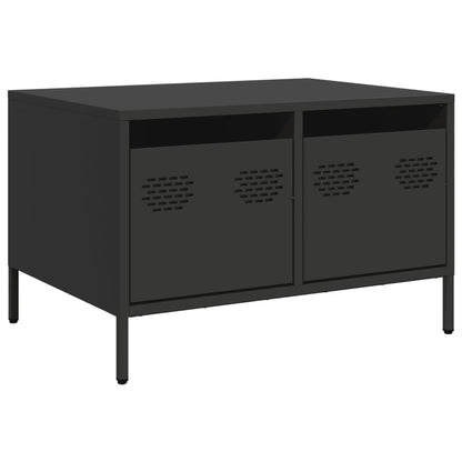 vidaXL TV Cabinet Black 68x50x43.5 cm Cold-rolled Steel