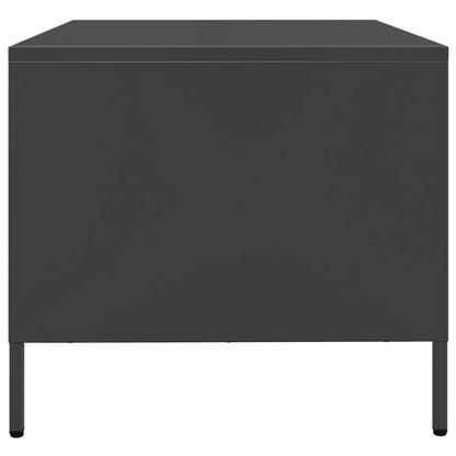 vidaXL TV Cabinet Black 68x50x43.5 cm Cold-rolled Steel