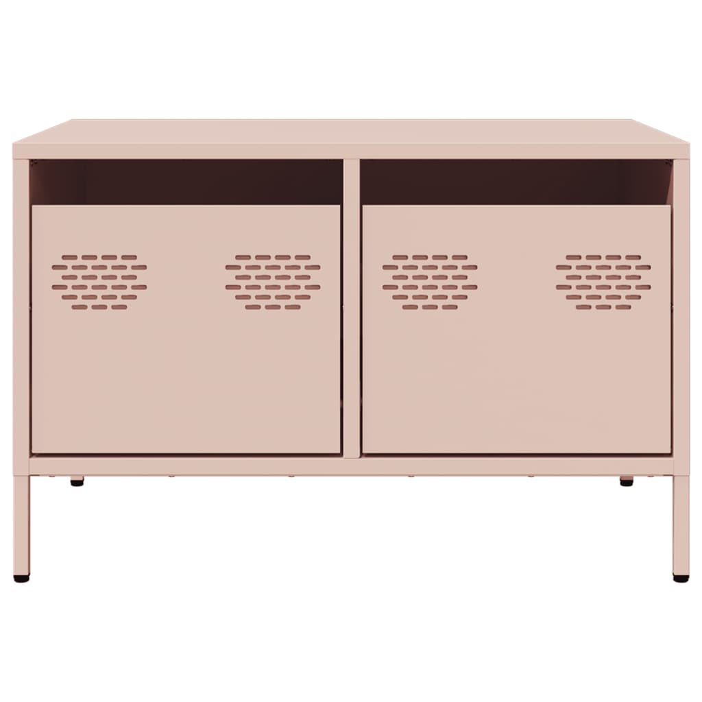 vidaXL TV Cabinet Pink 68x50x43.5 cm Cold-rolled Steel