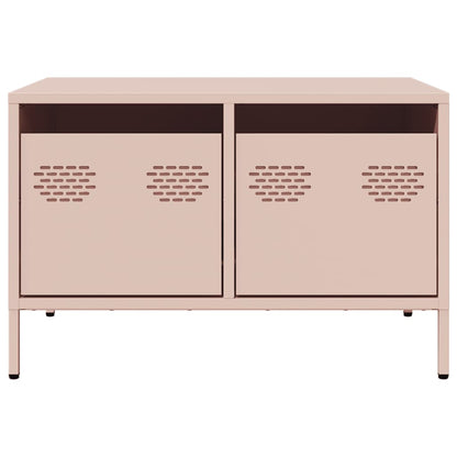 vidaXL TV Cabinet Pink 68x50x43.5 cm Cold-rolled Steel