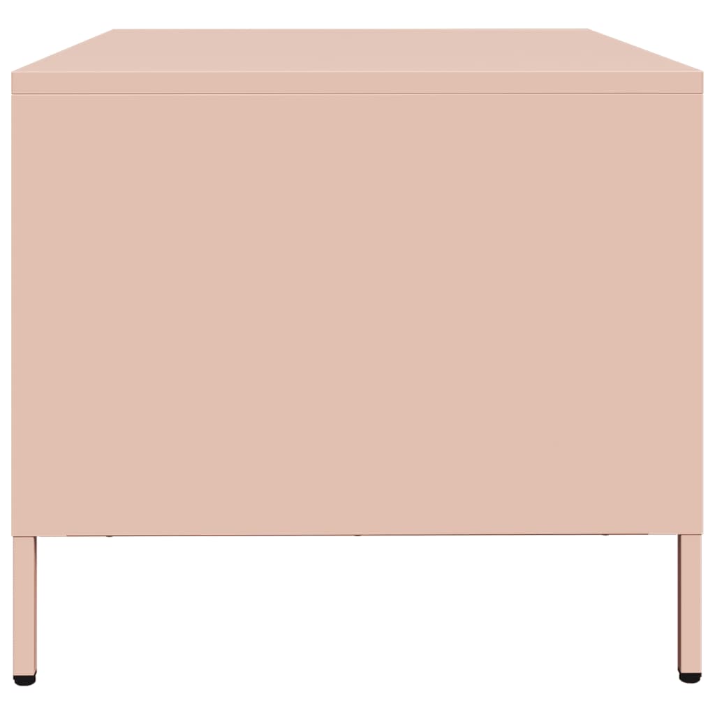 vidaXL TV Cabinet Pink 68x50x43.5 cm Cold-rolled Steel