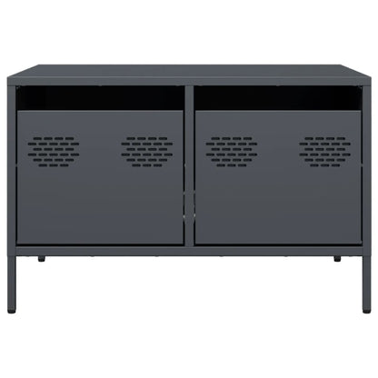 vidaXL TV Cabinet Anthracite 68x50x43.5 cm Cold-rolled Steel