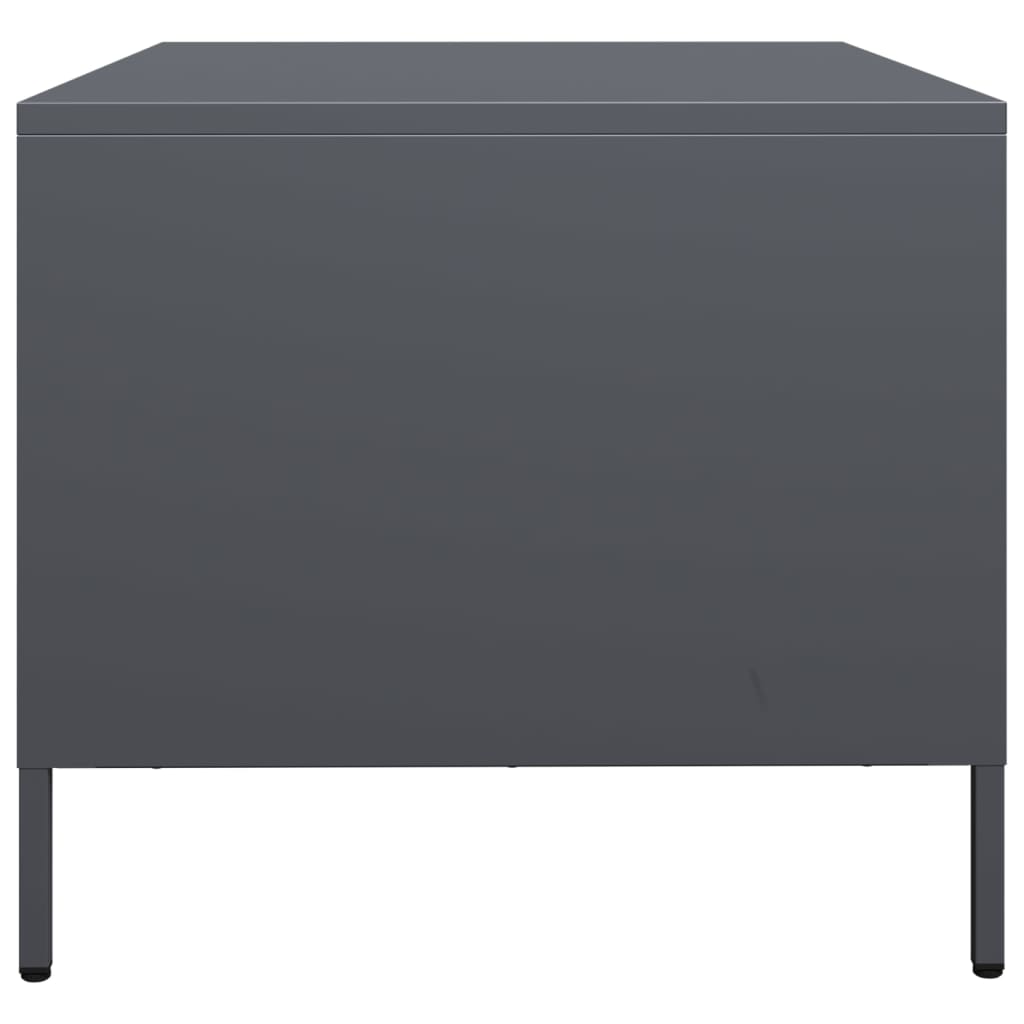 vidaXL TV Cabinet Anthracite 68x50x43.5 cm Cold-rolled Steel