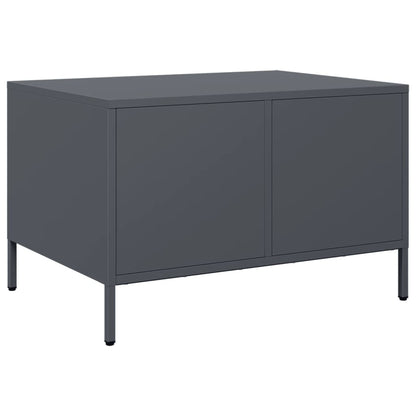 vidaXL TV Cabinet Anthracite 68x50x43.5 cm Cold-rolled Steel