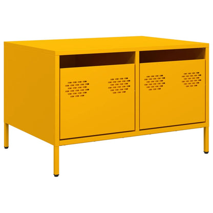 vidaXL TV Cabinet Mustard Yellow 68x50x43.5 cm Cold-rolled Steel