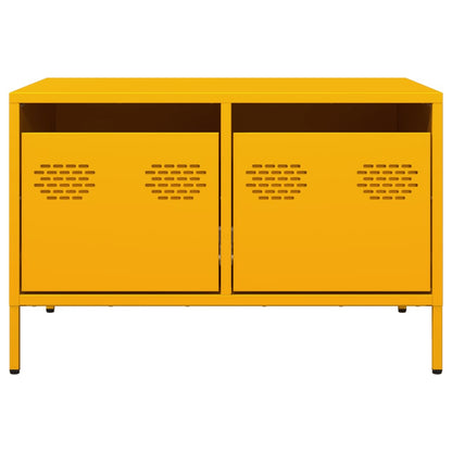 vidaXL TV Cabinet Mustard Yellow 68x50x43.5 cm Cold-rolled Steel