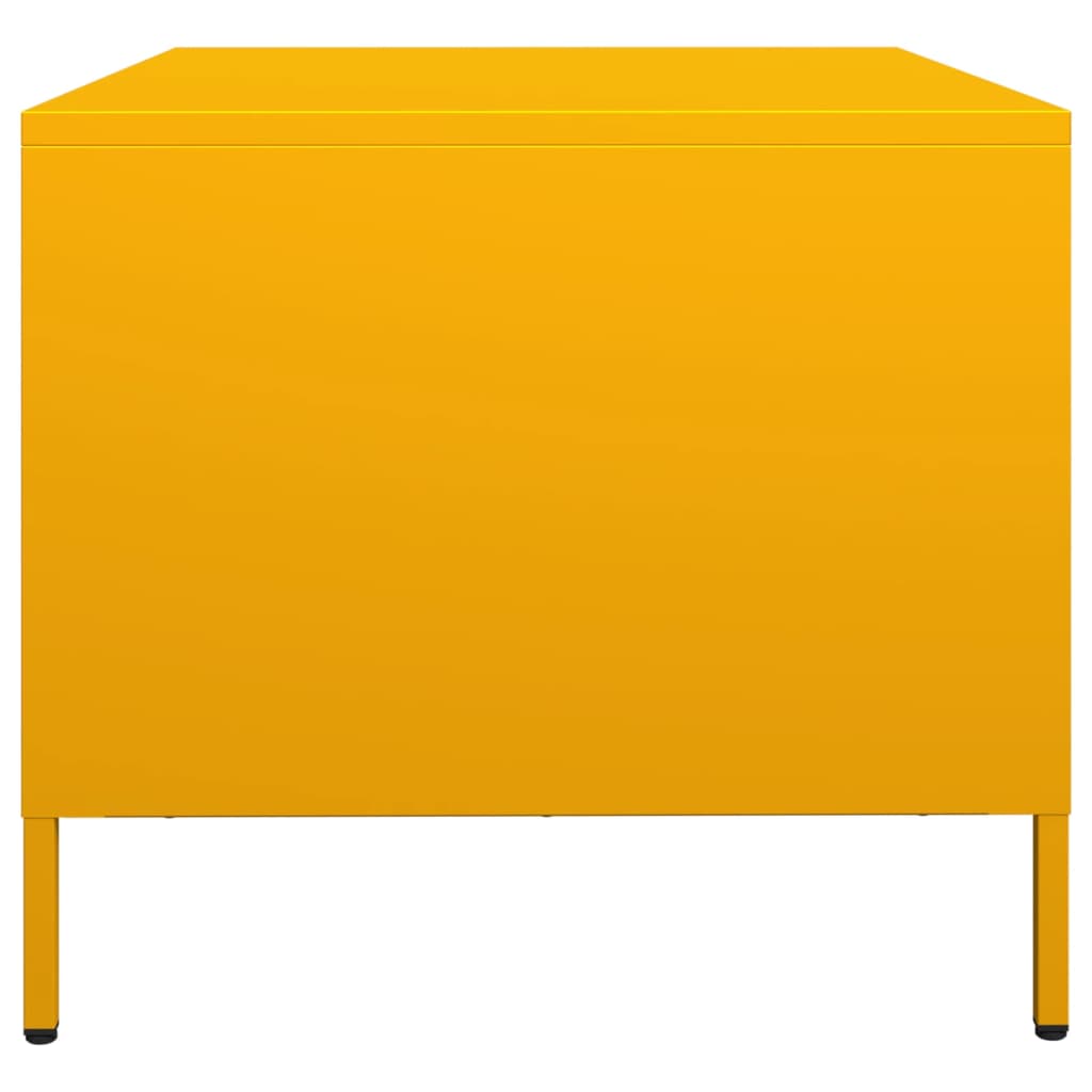 vidaXL TV Cabinet Mustard Yellow 68x50x43.5 cm Cold-rolled Steel