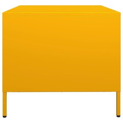 vidaXL TV Cabinet Mustard Yellow 68x50x43.5 cm Cold-rolled Steel