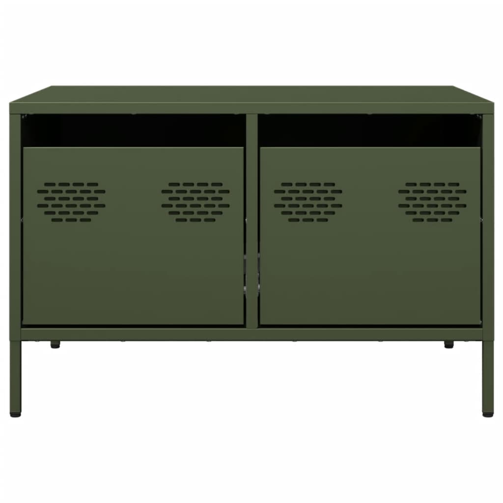 vidaXL TV Cabinet Olive Green 68x50x43.5 cm Cold-rolled Steel