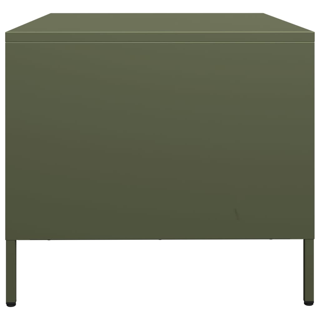 vidaXL TV Cabinet Olive Green 68x50x43.5 cm Cold-rolled Steel