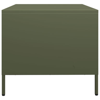 vidaXL TV Cabinet Olive Green 68x50x43.5 cm Cold-rolled Steel