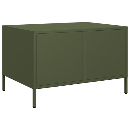 vidaXL TV Cabinet Olive Green 68x50x43.5 cm Cold-rolled Steel