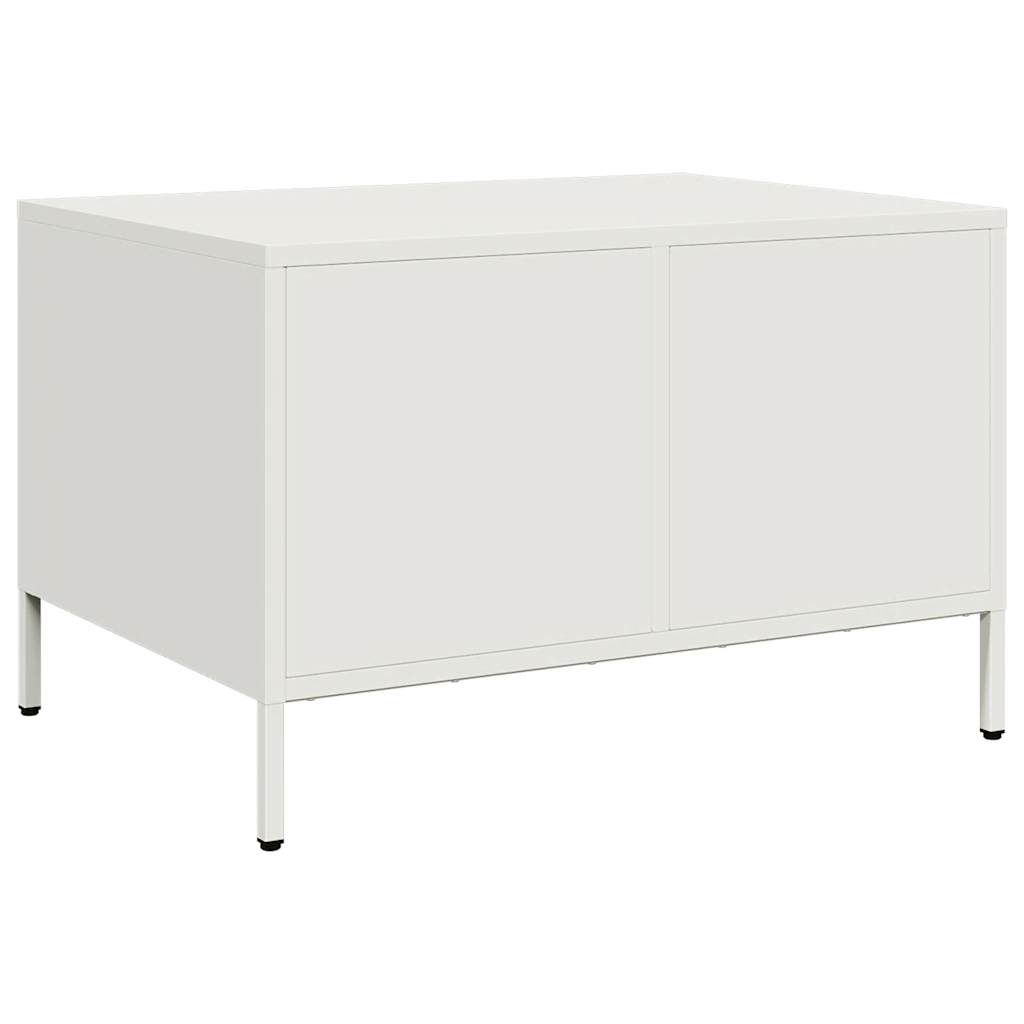 vidaXL TV Cabinet White 68x50x43.5 cm Cold-rolled Steel