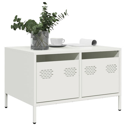 vidaXL TV Cabinet White 68x50x43.5 cm Cold-rolled Steel