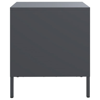 vidaXL Bedside Cabinets 2 pcs Anthracite 35x39x43.5 cm Steel
