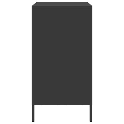 vidaXL Sideboard Black 68x39x73.5 cm Cold-rolled Steel