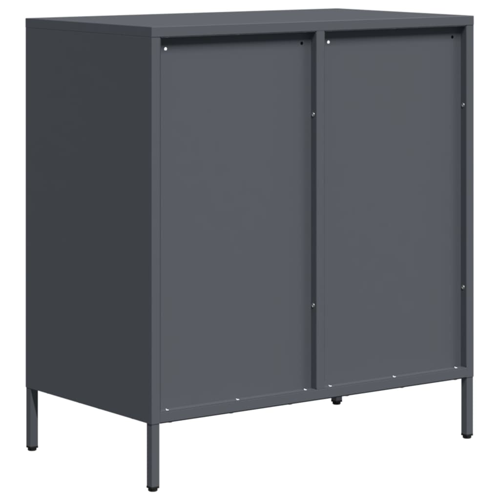 vidaXL Sideboard Anthracite 68x39x73,5 cm Cold-rolled Steel