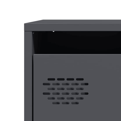 vidaXL Sideboard Anthracite 68x39x73,5 cm Cold-rolled Steel