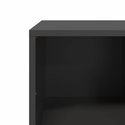 vidaXL Coffee Table Black 101,5x50x43,5 cm Cold-rolled Steel
