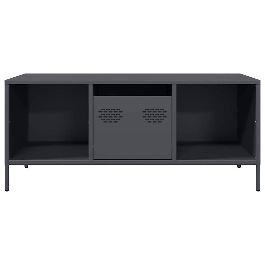 vidaXL Coffee Table Anthracite 101.5x50x43.5 cm Cold-rolled Steel