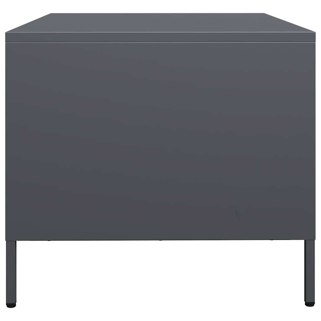 vidaXL Coffee Table Anthracite 101,5x50x43,5 cm Cold-rolled Steel