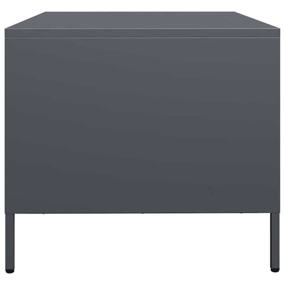 vidaXL Coffee Table Anthracite 68.5x50x43.5 cm Cold-rolled Steel