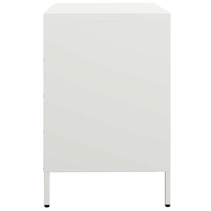 vidaXL Sideboard White 68x39x58,5 cm Cold-rolled Steel