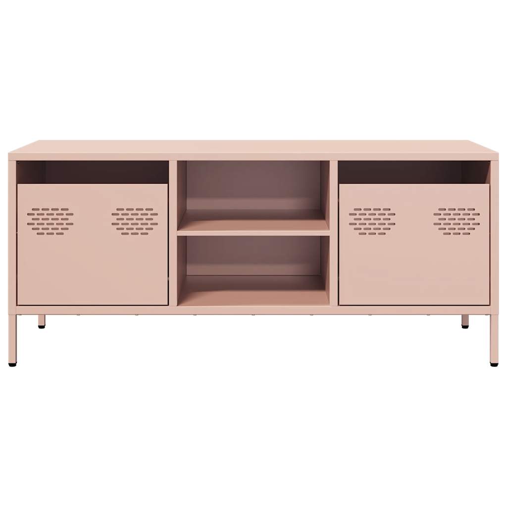 vidaXL TV Cabinet Pink 101.5x39x43.5 cm Cold-rolled Steel