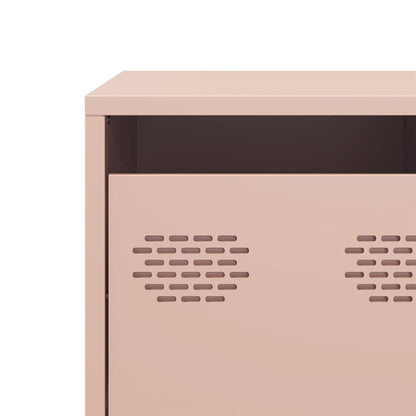 vidaXL TV Cabinet Pink 101.5x39x43.5 cm Cold-rolled Steel