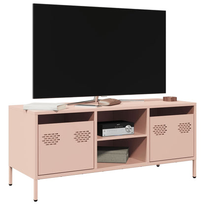 vidaXL TV Cabinet Pink 101.5x39x43.5 cm Cold-rolled Steel