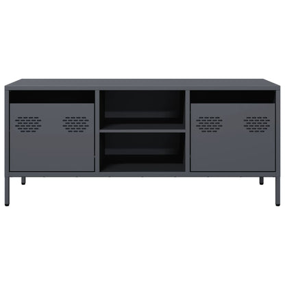 vidaXL TV Cabinet Anthracite 101.5x39x43.5 cm Cold-rolled Steel