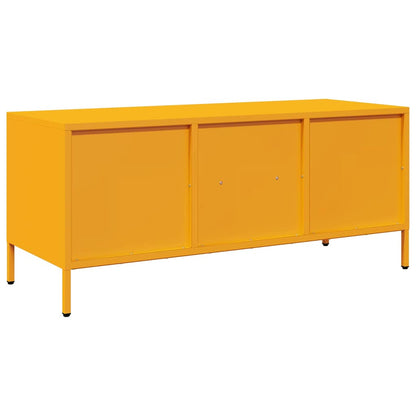 vidaXL TV Cabinet Mustard Yellow 101,5x39x43,5 cm Cold-rolled Steel