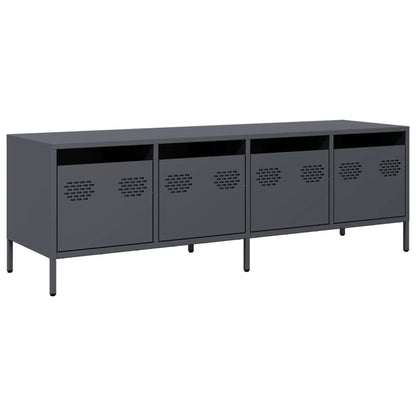 vidaXL TV Cabinet Anthracite 135x39x43.5 cm Cold-rolled Steel