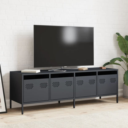 vidaXL TV Cabinet Anthracite 135x39x43.5 cm Cold-rolled Steel