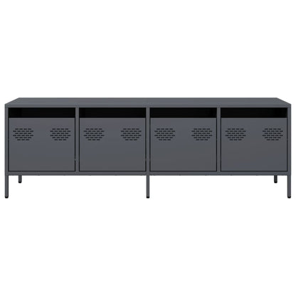 vidaXL TV Cabinet Anthracite 135x39x43.5 cm Cold-rolled Steel