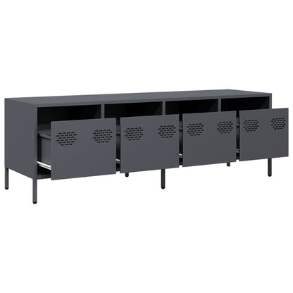vidaXL TV Cabinet Anthracite 135x39x43.5 cm Cold-rolled Steel