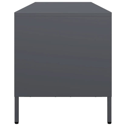 vidaXL TV Cabinet Anthracite 135x39x43.5 cm Cold-rolled Steel