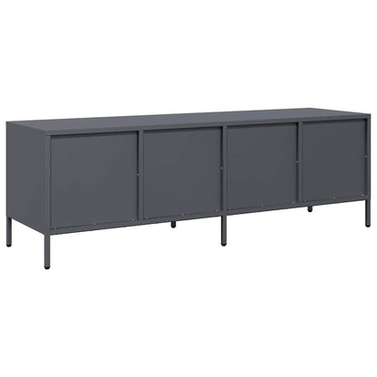 vidaXL TV Cabinet Anthracite 135x39x43,5 cm Cold-rolled Steel