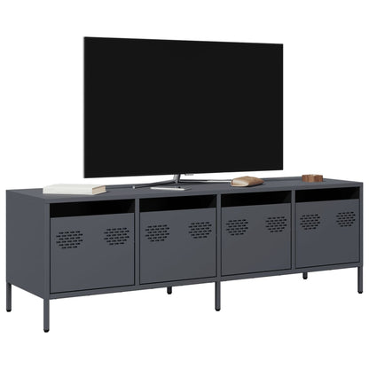 vidaXL TV Cabinet Anthracite 135x39x43.5 cm Cold-rolled Steel