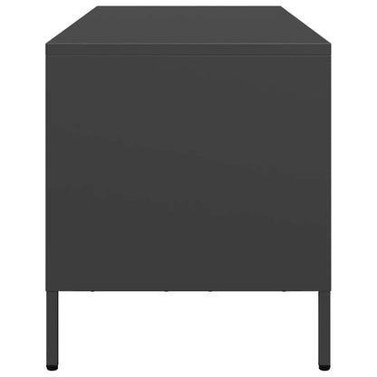vidaXL TV Cabinet Black 68x39x43,5 cm Cold-rolled Steel