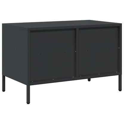 vidaXL TV Cabinet Black 68x39x43,5 cm Cold-rolled Steel