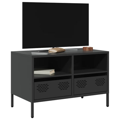 vidaXL TV Cabinet Black 68x39x43,5 cm Cold-rolled Steel