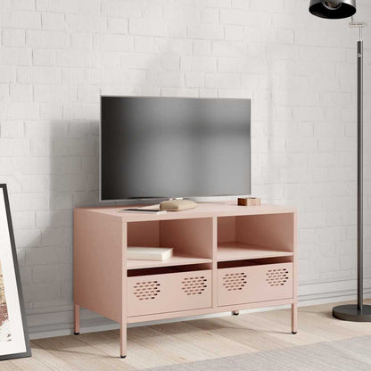 vidaXL TV Cabinet Pink 68x39x43.5 cm Cold-rolled Steel