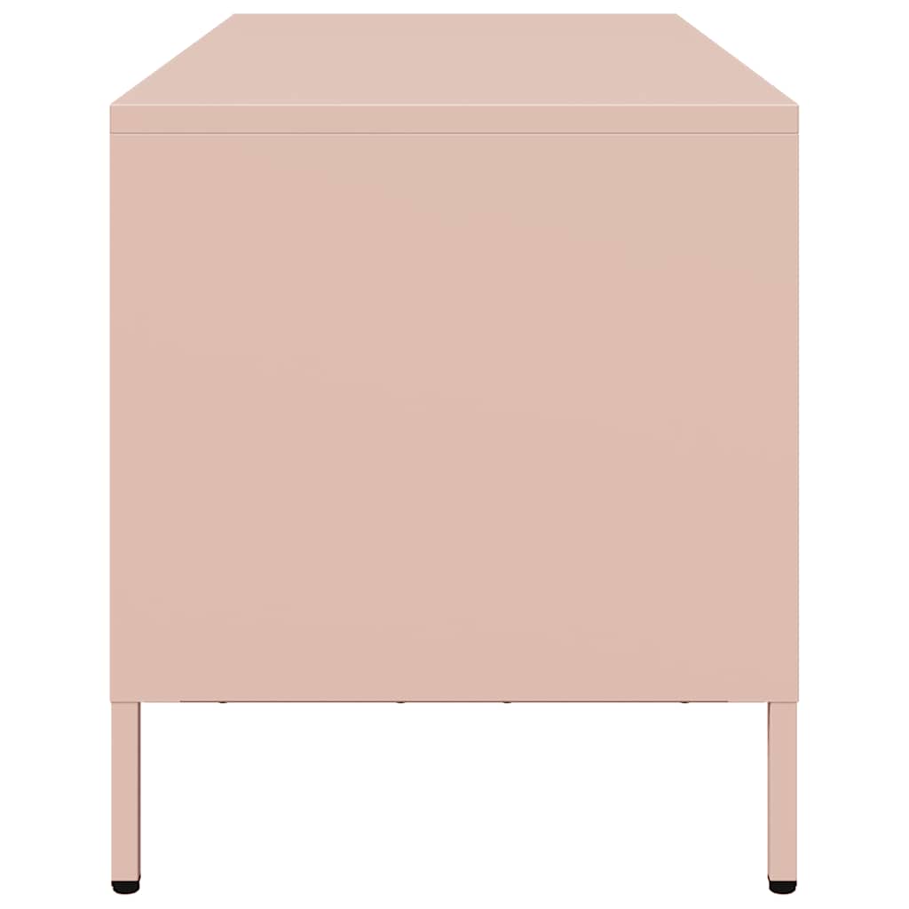 vidaXL TV Cabinet Pink 68x39x43.5 cm Cold-rolled Steel