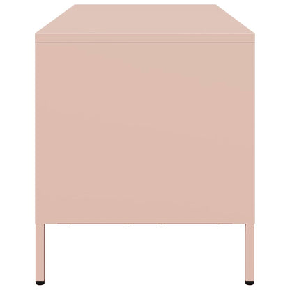 vidaXL TV Cabinet Pink 68x39x43.5 cm Cold-rolled Steel