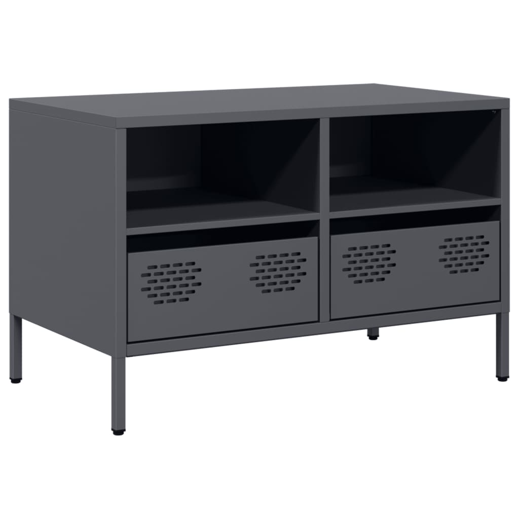 vidaXL TV Cabinet Anthracite 68x39x43,5 cm Cold-rolled Steel