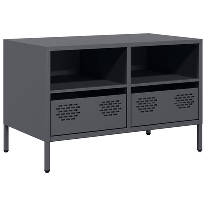 vidaXL TV Cabinet Anthracite 68x39x43,5 cm Cold-rolled Steel