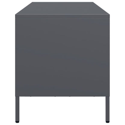 vidaXL TV Cabinet Anthracite 68x39x43.5 cm Cold-rolled Steel