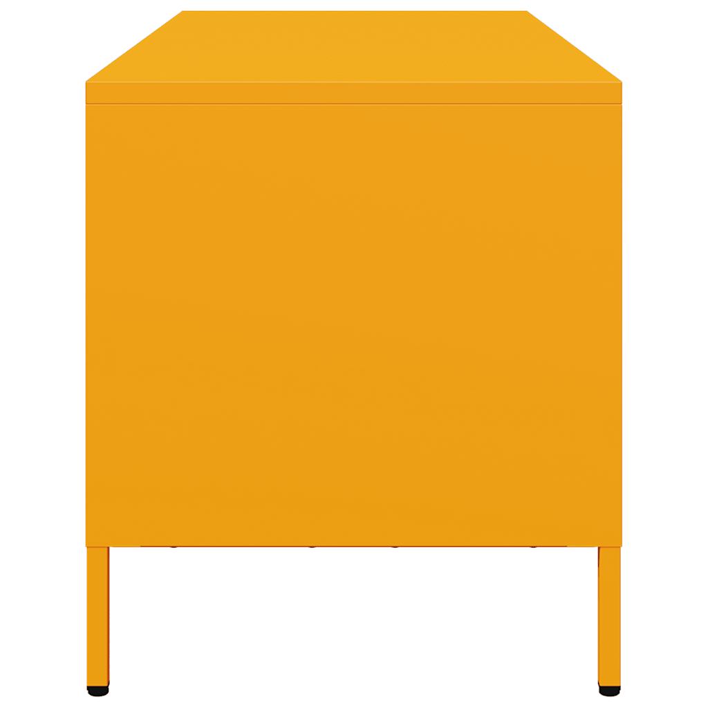 vidaXL TV Cabinet Mustard Yellow 68x39x43.5 cm Cold-rolled Steel